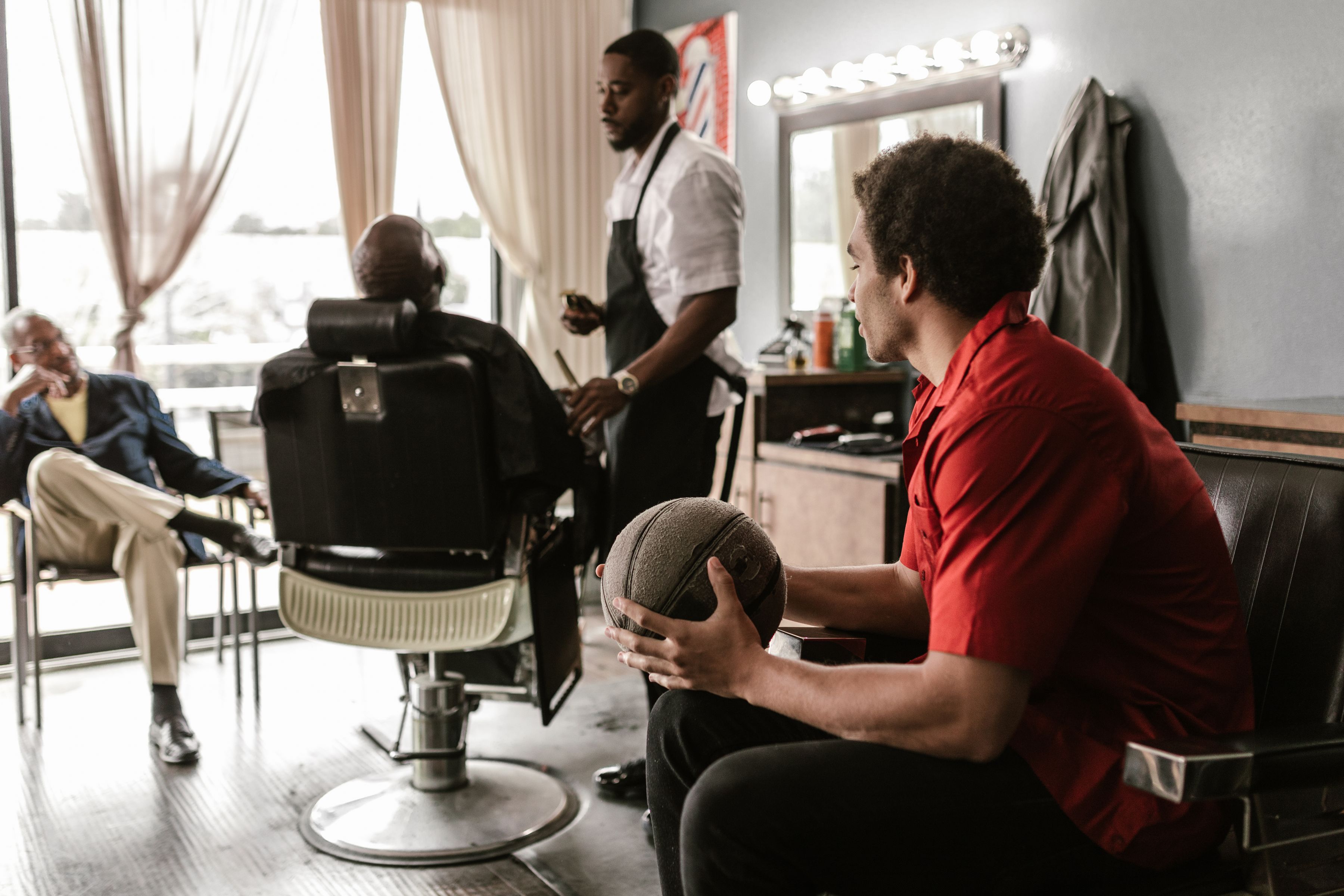 Barbershop Cappadocia Hairdesign – Arbeitsplatz im Laden